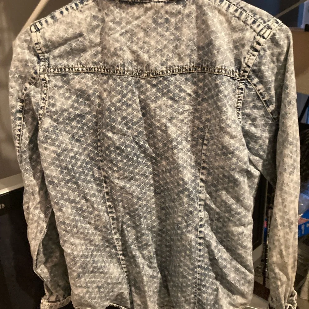 Star print button down - Picture 2 of 2
